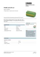 Datasheet for Phoenix Contact 1881422, EAN: 4017918156671