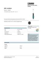 Datasheet for Phoenix Contact 1204520, EAN: 4017918018955 Datasheet for Phoenix Contact 1204520, EAN: 4017918018955