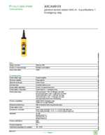 Datasheet for Schneider Electric XACA49131, EAN: 3389110501056