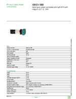 Datasheet for Schneider Electric XB6DV3BB, EAN: 3389110764482