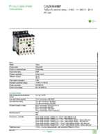 Datasheet for Schneider Electric CA2KN40B7, EAN: 3389110500325 Datasheet for Schneider Electric CA2KN40B7, EAN: 3389110500325