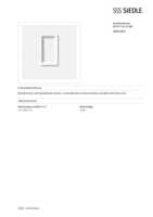 Datasheet for Siedle 200016831-00, EAN: 4015739168316