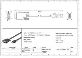 Datasheet for Goobay 50580, EAN: 4040849505805