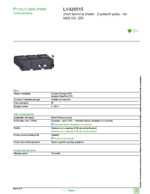 Datasheet for Schneider Electric LV429515, EAN: 3606480019890 Datasheet for Schneider Electric LV429515, EAN: 3606480019890