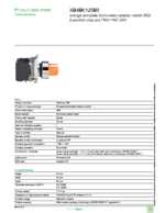Datasheet for Schneider Electric XB4BK125B5, EAN: 3389110892215