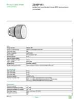 Datasheet for Schneider Electric ZB4BP183, EAN: 3389110109856