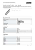Datasheet for Phoenix Contact 1207666, EAN: 4017918932626