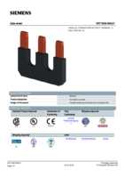 Datasheet for Siemens 3RT19364BA31, EAN: 4011209305885