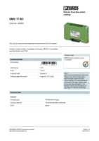 Datasheet for Phoenix Contact 2946081, EAN: 4017918082048