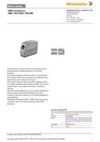 Datasheet for Weidmüller 1664690000, EAN: 4008190421397