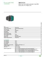 Datasheet for Schneider Electric ZB5AW333, EAN: 3389110909944