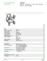 Datasheet for Schneider Electric LXD1E7, EAN: 3389110467710 Datasheet for Schneider Electric LXD1E7, EAN: 3389110467710