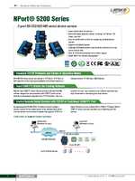 Datasheet for Moxa NPort 5210A-T - 12~48VDC