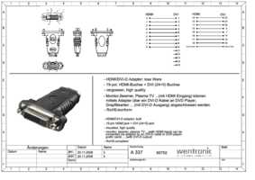 Datasheet for Goobay 60752, EAN: 4040849607523