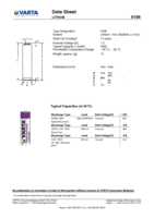 Datasheet for Varta 62267, EAN: 4008496680474