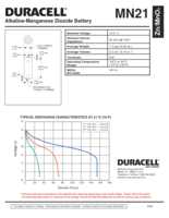 Datasheet for Duracell 62297, EAN: 5000394203969