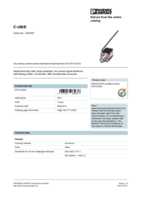 Datasheet for Phoenix Contact 2763701, EAN: 4017918065638