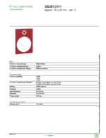 Datasheet for Schneider Electric ZB2BY2931, EAN: 3389110645521