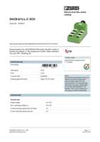 Datasheet for Phoenix Contact 1516810, EAN: 4017918967543