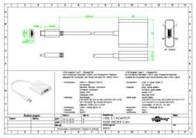 Datasheet for Goobay 66257, EAN: 4040849662577