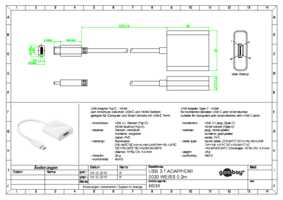 Datasheet for Goobay 66259, EAN: 4040849662591