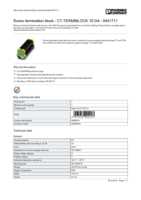 Datasheet for Phoenix Contact 0441711, EAN: 4017918002213