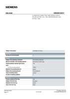 Datasheet for Siemens 3SB22060AD01, EAN: 4011209028180