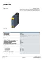 Datasheet for Siemens 3RM13071AA04, EAN: 4011209914490
