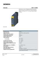 Datasheet for Siemens 3SK11112AB30, EAN: 4011209913523