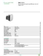 Datasheet for Schneider Electric ZB5CV013, EAN: 3389110934724