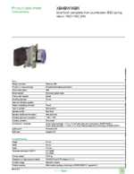 Datasheet for Schneider Electric XB4BW36B5, EAN: 3389110119756