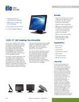 Datasheet for Elo Touch Solutions E016808
