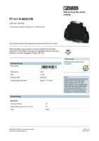 Datasheet for Phoenix Contact 2817958, EAN: 4017918574987
