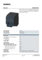Datasheet for Siemens 3RA62502EB33, EAN: 4011209715844 Datasheet for Siemens 3RA62502EB33, EAN: 4011209715844