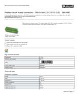 Datasheet for Phoenix Contact 1847880, EAN: 4017918114008