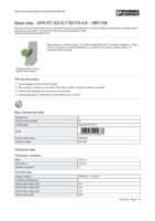 Datasheet for Phoenix Contact 1861154, EAN: 4017918125677