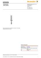 Datasheet for Weidmüller 1471300000, EAN: 4008190017354