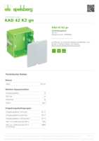 Datasheet for Spelsberg 37004201, EAN: 4013902030033 Datasheet for Spelsberg 37004201, EAN: 4013902030033