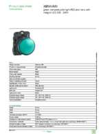 Datasheet for Schneider Electric XB5AVM3, EAN: 3389110903850