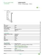 Datasheet for Schneider Electric KSB1000ZF1, EAN: 3606485012711