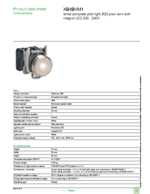 Datasheet for Schneider Electric XB4BVM1, EAN: 3389110891997