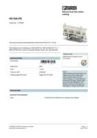 Datasheet for Phoenix Contact 1775240, EAN: 4017918037970