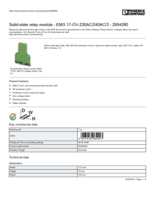 Datasheet for Phoenix Contact 2954280, EAN: 4017918084943