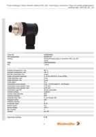 Datasheet for Weidmüller 9456950000, EAN: 4008190304003