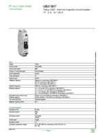 Datasheet for Schneider Electric GB2CB07, EAN: 3389110214611 Datasheet for Schneider Electric GB2CB07, EAN: 3389110214611
