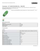 Datasheet for Phoenix Contact 1641578, EAN: 4017918876616 Datasheet for Phoenix Contact 1641578, EAN: 4017918876616