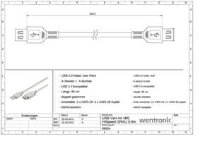 Datasheet for Goobay 68624, EAN: 4040849686245