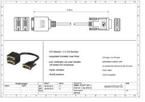 Datasheet for Goobay 68740, EAN: 4040849687402