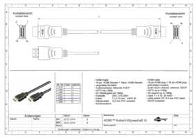 Datasheet for Goobay 69122, EAN: 4040849691225