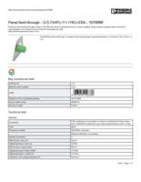 Datasheet for Phoenix Contact 1670688, EAN: 4017918156336